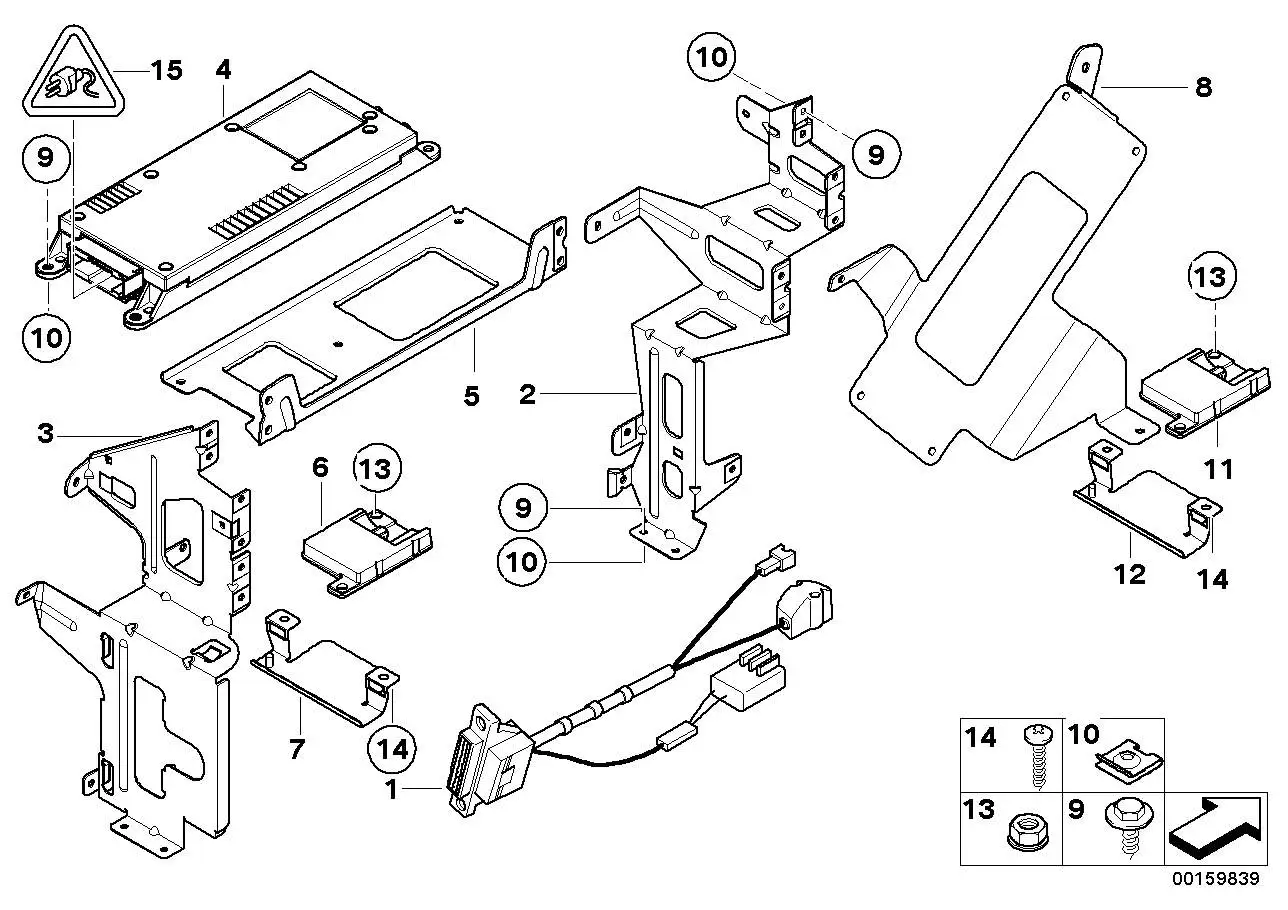 BMW Sende-Empfangsgerät E38 E39 E46 E53 84116924823