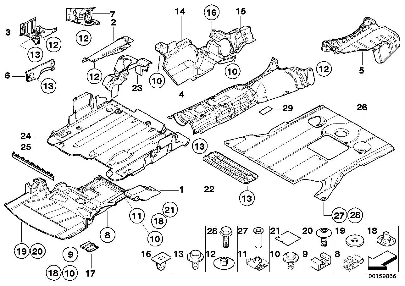 BMW Sicherungsschraube E38 E39 E46 E53 51718205286 - 3er E46, 5er