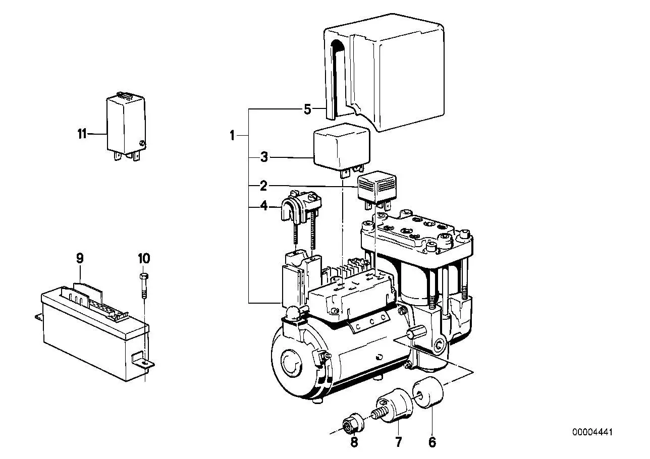 BMW Steuergerät ABS E32 E34 34521158958