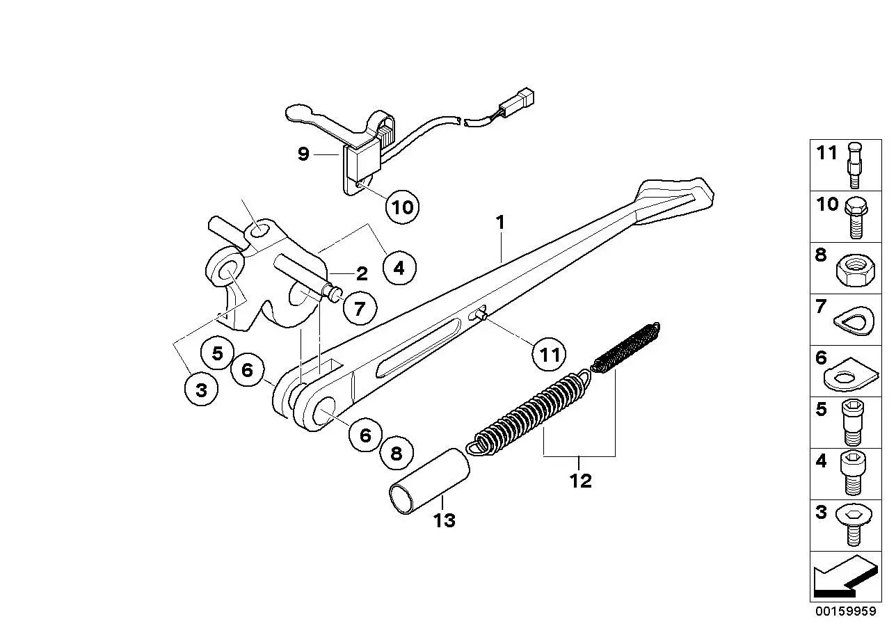 BMW Sechskantmutter K15 46537707918 - Bildposition 08