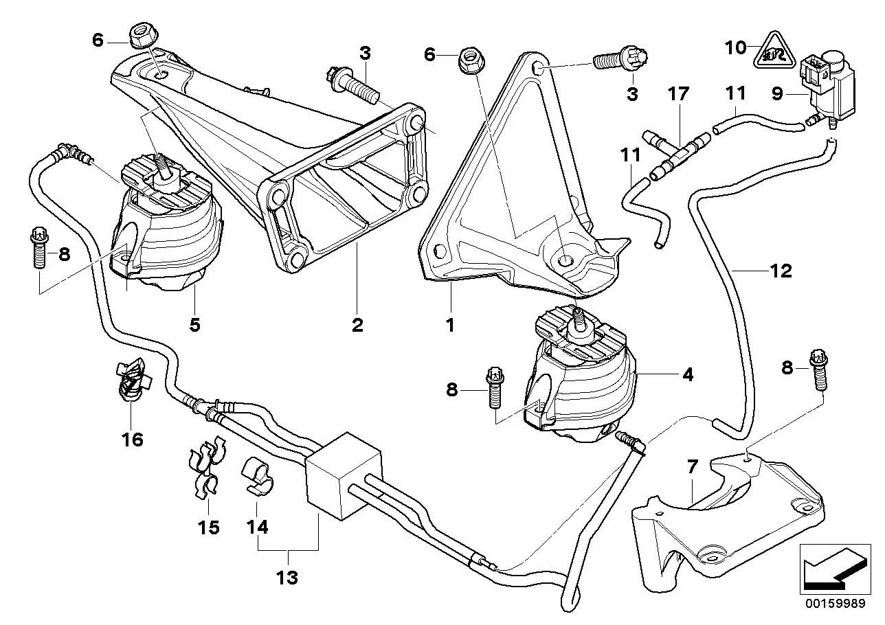 BMW Unterdruckleitung E60 E61 E63 E64 22116773708