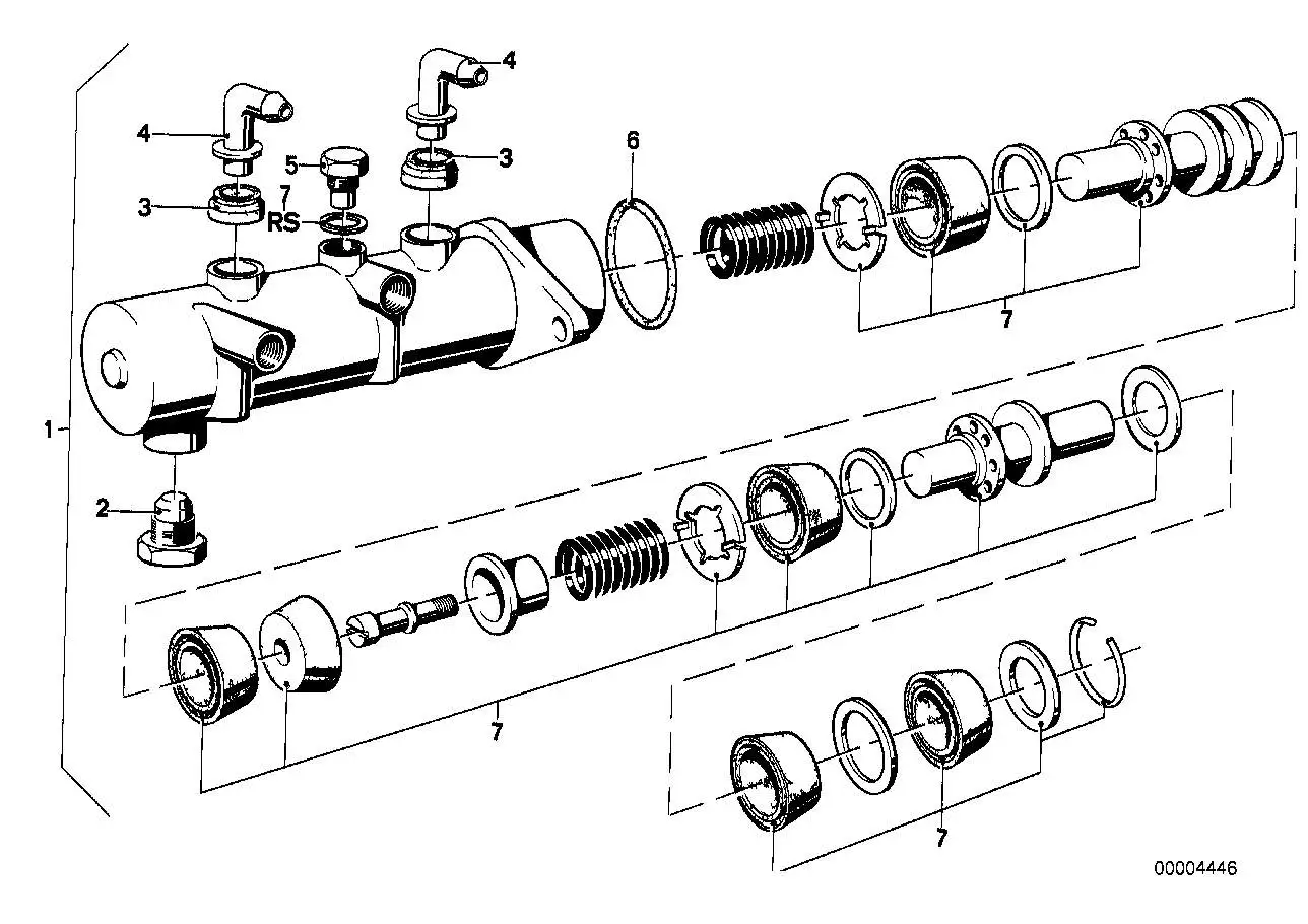 BMW Anschlussstück E12 E23 34321118275