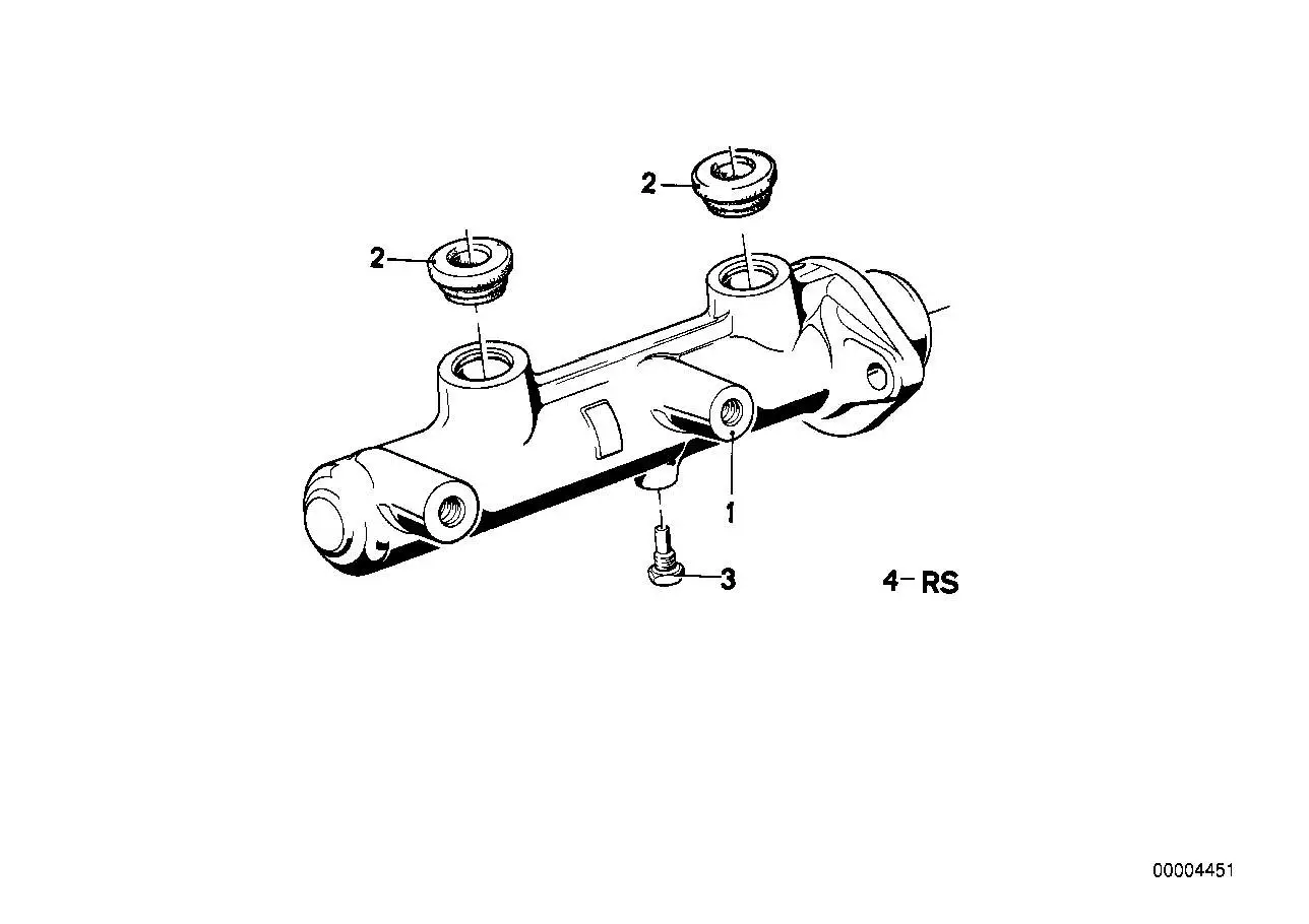 BMW Hauptbremszylinder E24 E28 34311153053 - Bildposition 01
