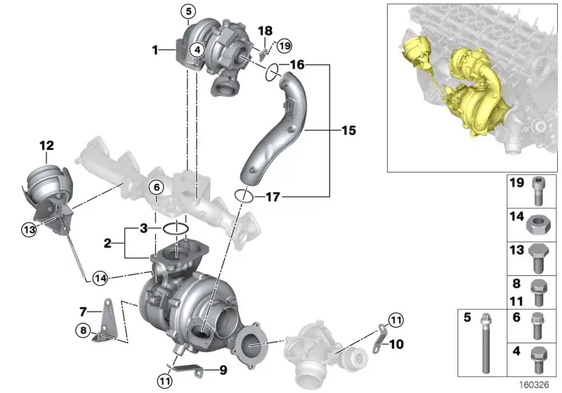 BMW ASA-Schraube E60 E61 E63 E64 E70 E71 E83 E90 E91 E92 11657802