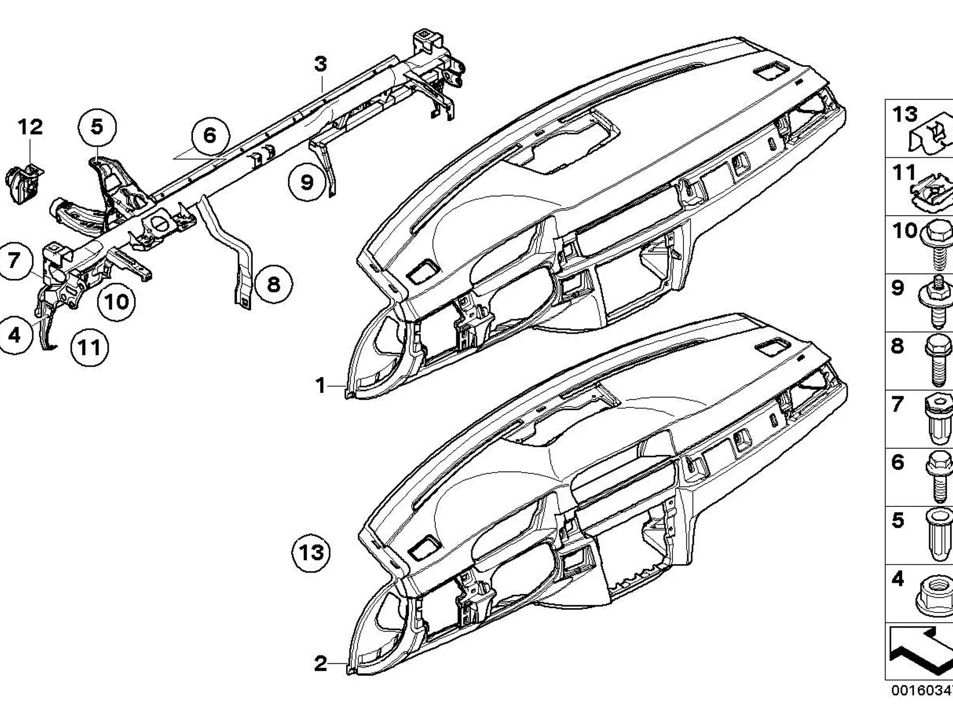 BMW Getränkehalter links E90 E91 E92 E93 51459173463
