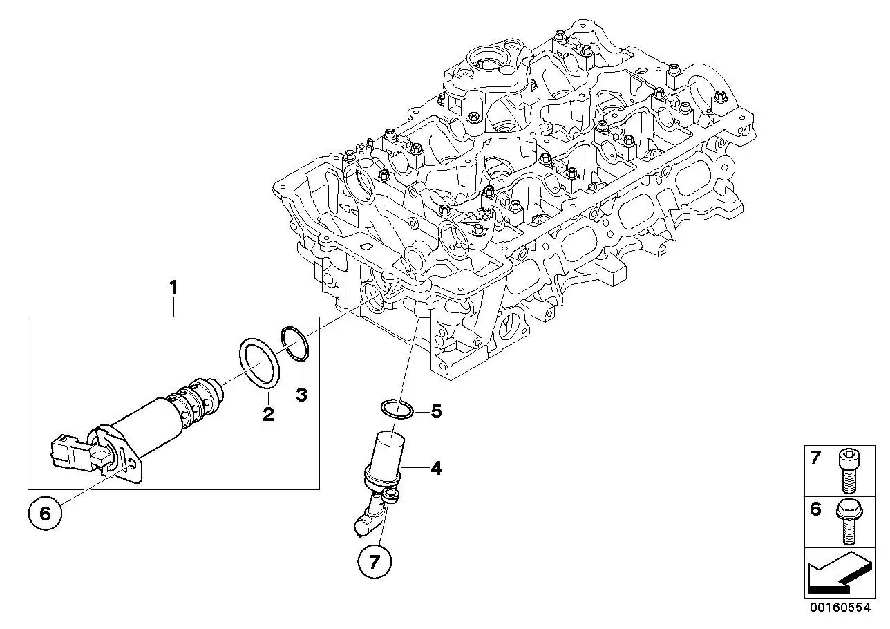 BMW Magnetventil E60 E61 E81 E82 E87 E88 E90 E91 E92 E93 11367584