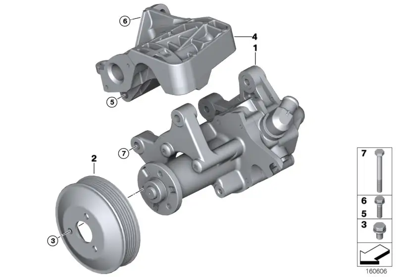 BMW Lenkhilfepumpe E70 E71 32416781008