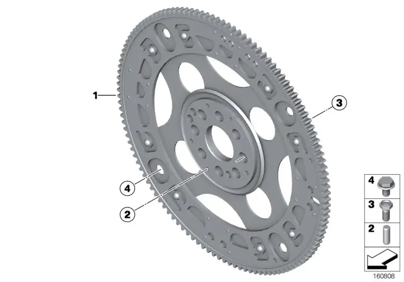 BMW Sechskantschraube E60 E61 E70 E71 E81 E82 E83 E84 E87 E88 E90