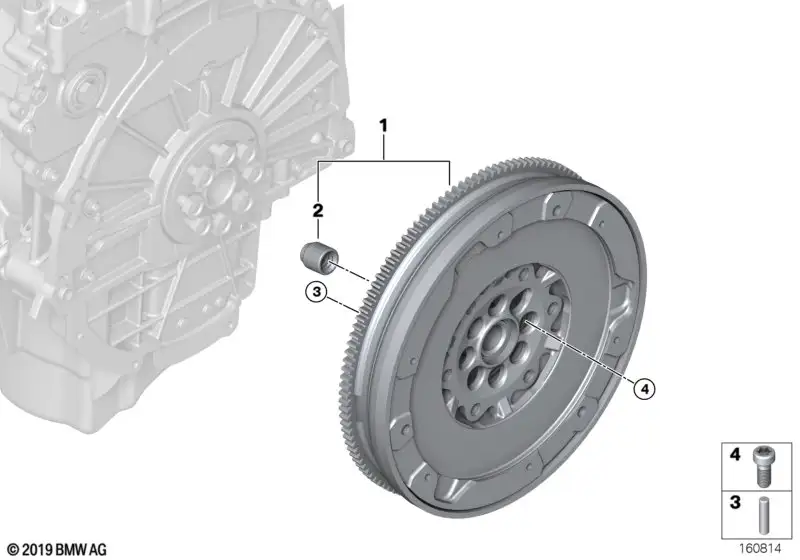 BMW Zweimassenschwungrad E84 F10 F11 F20 F21 F22 F30 F31 F32 F33