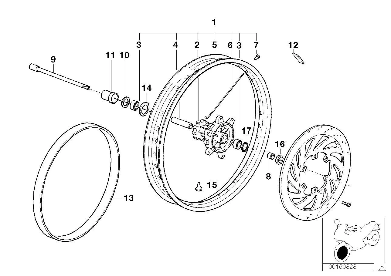 BMW Distanzbuchse aussen K72 R13 36317705571