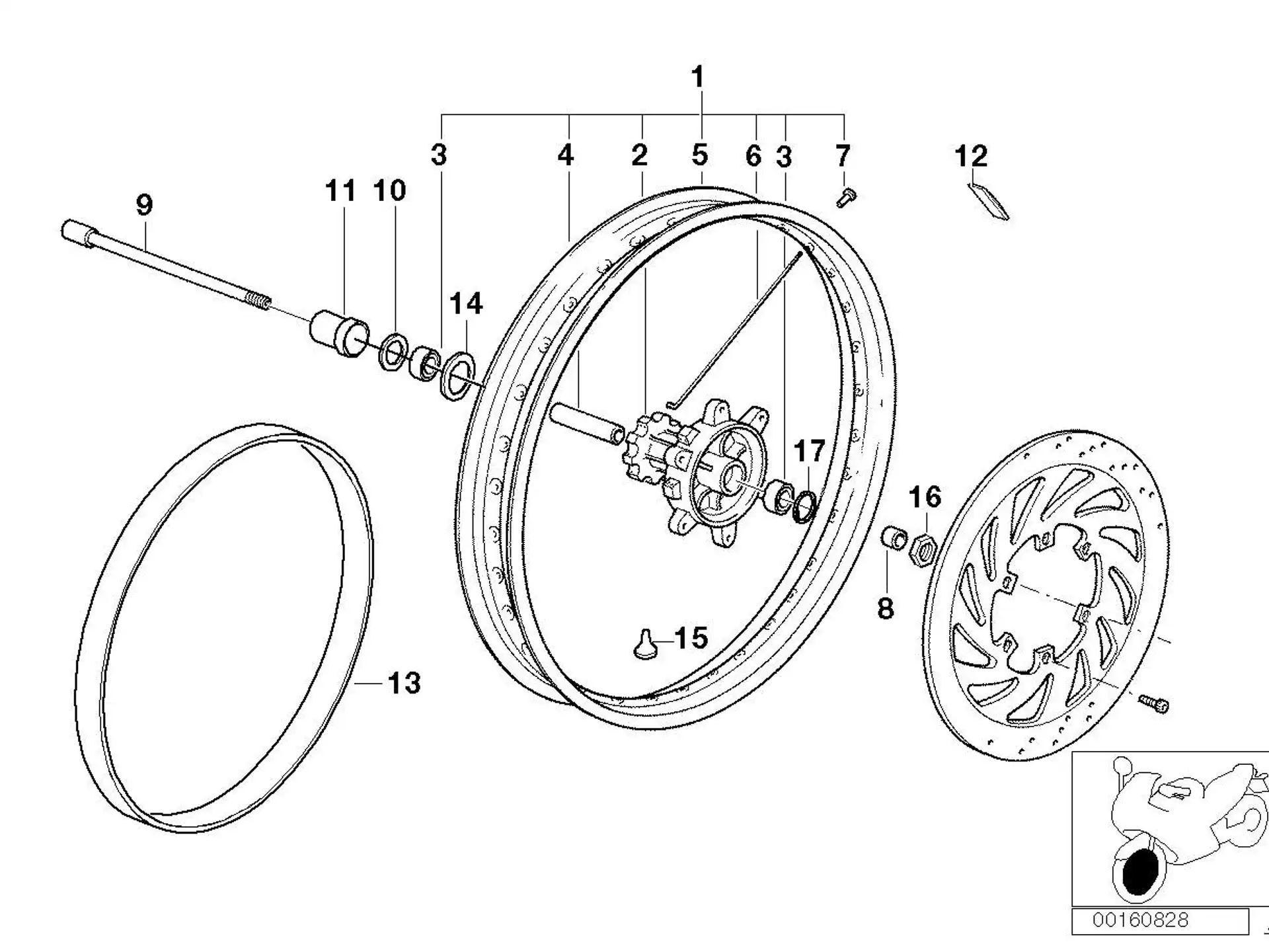 BMW Distanzbuchse aussen K72 R13 36317705571