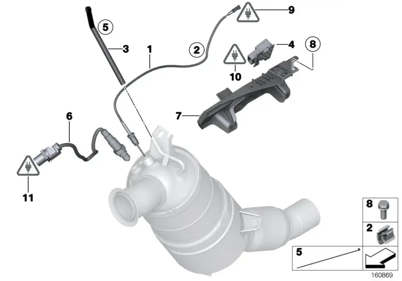 BMW Kabelbinder E53 E60 E61 E63 E64 E65 E66 E70 E71 E81 E82 E83 E