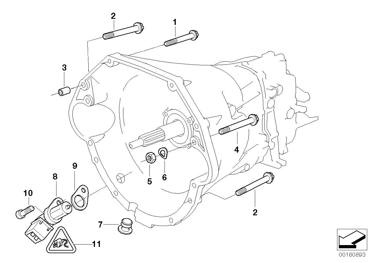 BMW Zwischenblech E31 E38 E39 E52 12141742693