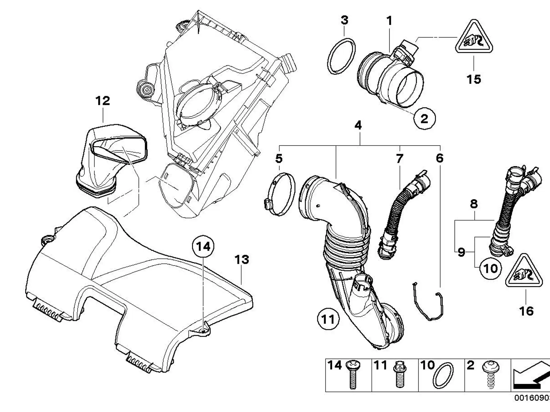 BMW Torxschraube E60 E61 E70 E71 E81 E82 E83 E84 E87 E88 E90 E91 E92 E93 F01 F02 F06 F07 F10 F11 F12 F13 F15 F16 F20 F21 F22 F23 F25 F26 F30 F31 F32 F33 F34 F36 G01 G02 G05 G06 G07 G11 G12 G14 G15 G16 G20 G21 G28 G30 G31 G32 I12 I15 07119907243