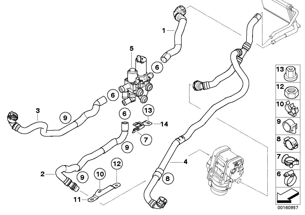 BMW Schlauchhalter 07147525090 - Bildposition 07