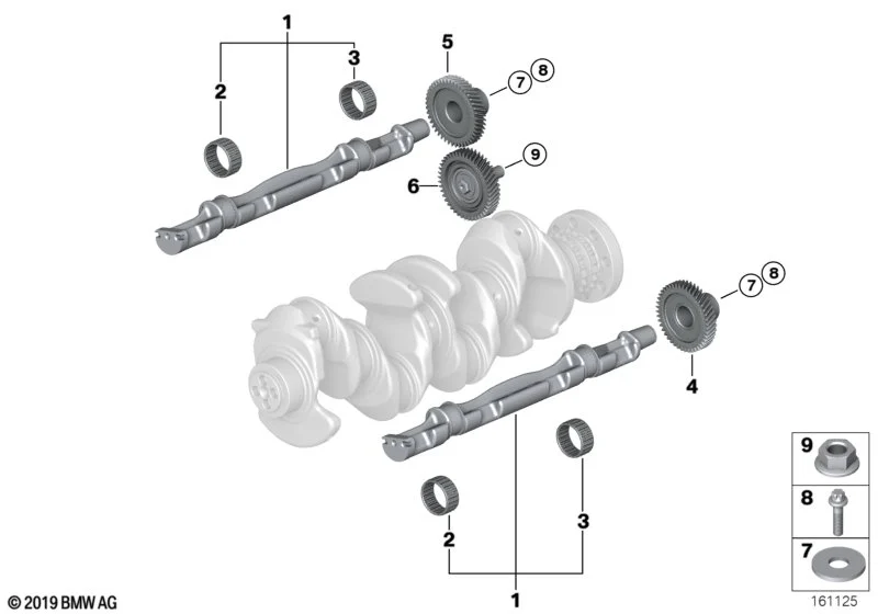 BMW Sechskantmutter E60 E61 E81 E82 E83 E84 E87 E88 E90 E91 E92 E93 F07 F10 F11 F15 F20 F21 F22 F23 F25 F26 F30 F31 F32 F33 F34 F36 F39 F44 F45 F46 F48 G01 G02 G05 G06 G11 G12 G20 G21 G28 G29 G30 G31 G32 F54 F55 F56 F57 F60 11277797952