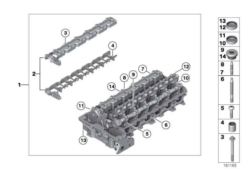 BMW Torxschraube E60 E61 E63 E64 E65 E66 E70 E71 E81 E82 E83 E84 E85 E86 E87 E88 E89 E90 E91 E92 E93 F01 F02 F06 F07 F10 F11 F12 F13 F15 F16 F20 F21 F22 F23 F25 F26 F31 F32 F33 F34 F36 F80 F82 F83 F87 F87N R55 R56 R57 11127515436