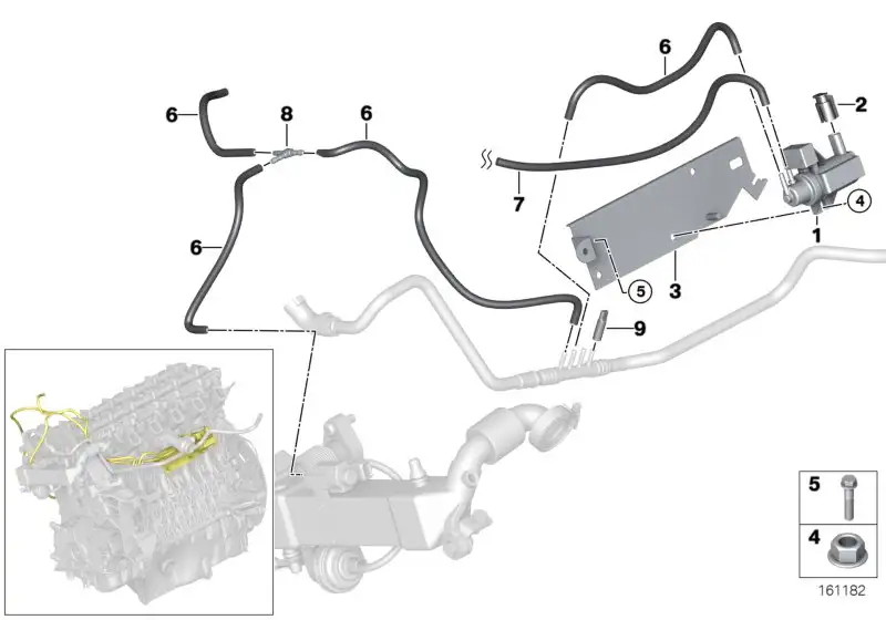 BMW T-Stück E31 E36 E38 E46 E60 E61 E63 E64 E70 E71 E72 E81 E82 E