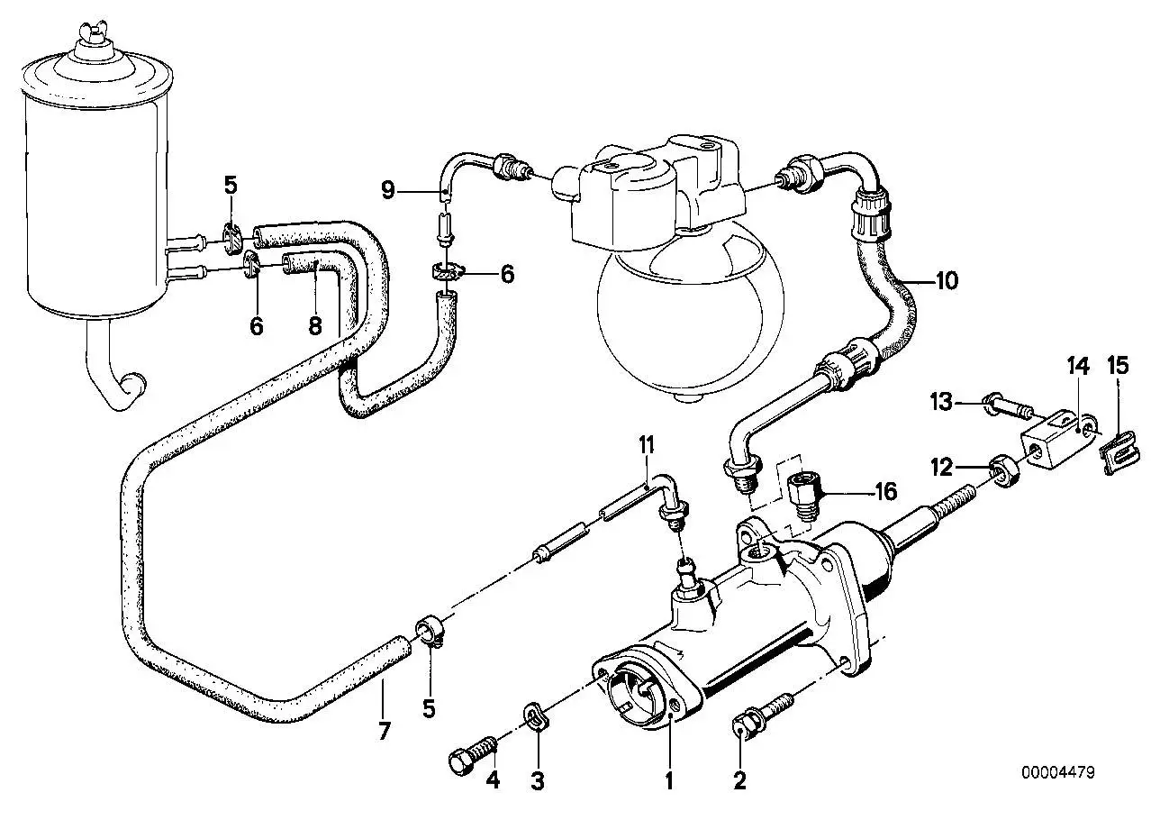 BMW Druckschlauch E23 34321154271