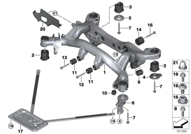 BMW Zugstrebe E84 E92 33326777637 - 3er E92, 3er, X1 E84