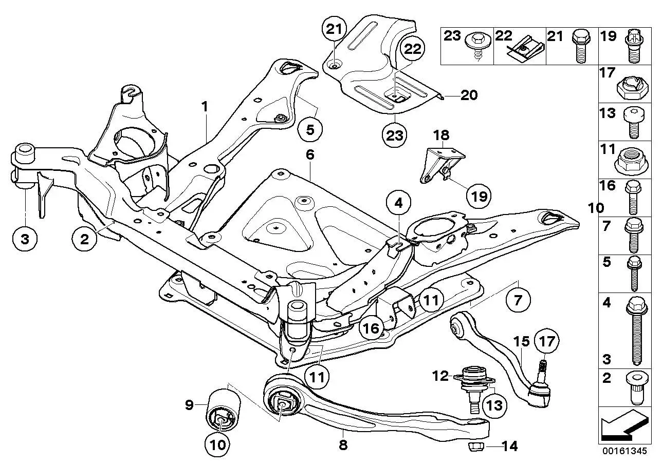 BMW Radführungsgelenk E60 E61 31126779840 - Bildposition 12