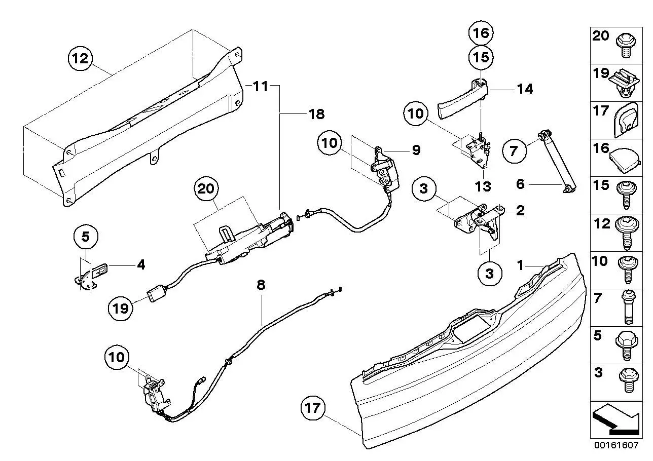 BMW Abdeckstopfen E53 E70 R57 51497167597 - Bildposition 17