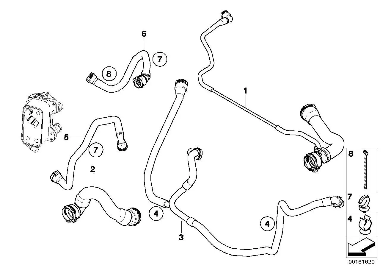 BMW Kühlmittelschlauch 17127560968