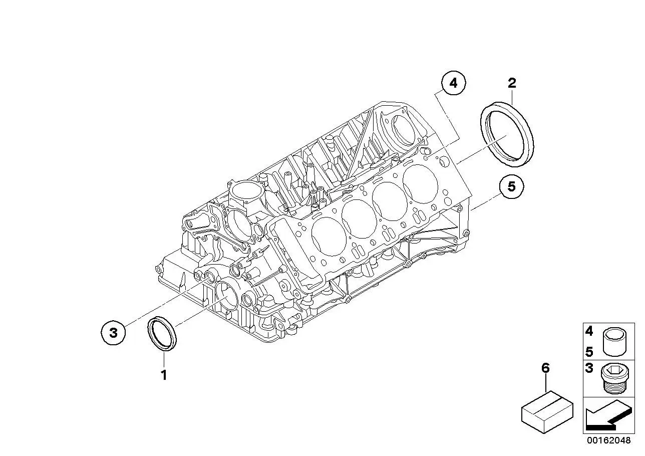 BMW Wellendichtring E38 E60 E61 E63 E64 E65 E90 E92 E93 112178380