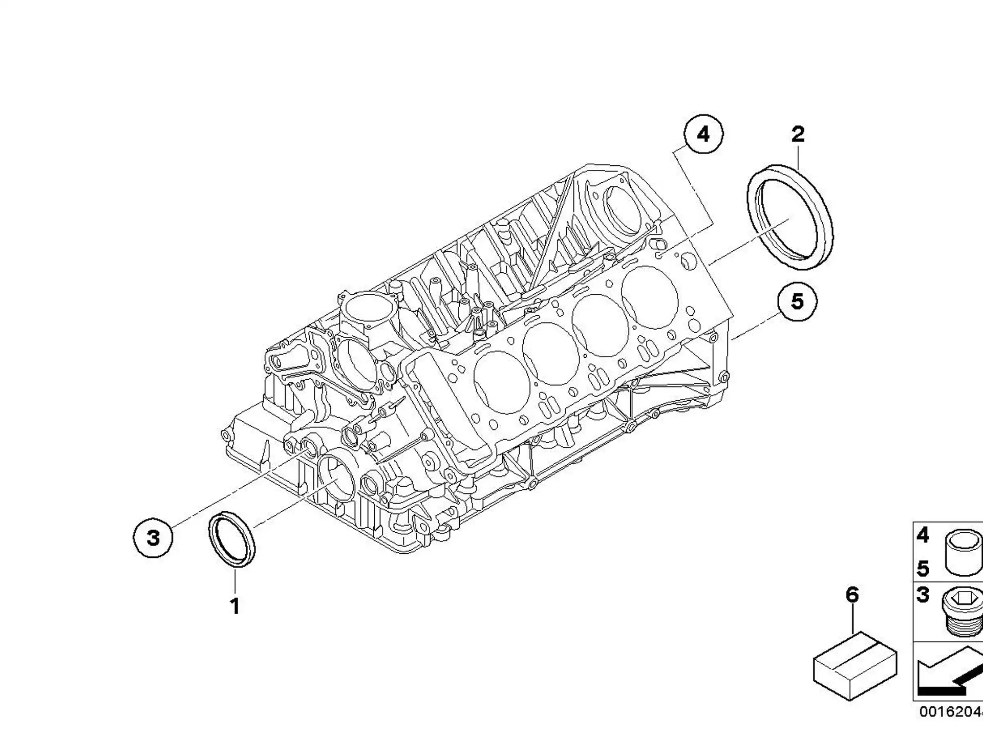 BMW Wellendichtring E60 E61 E63 E64 E90 E92 E93 11217838072