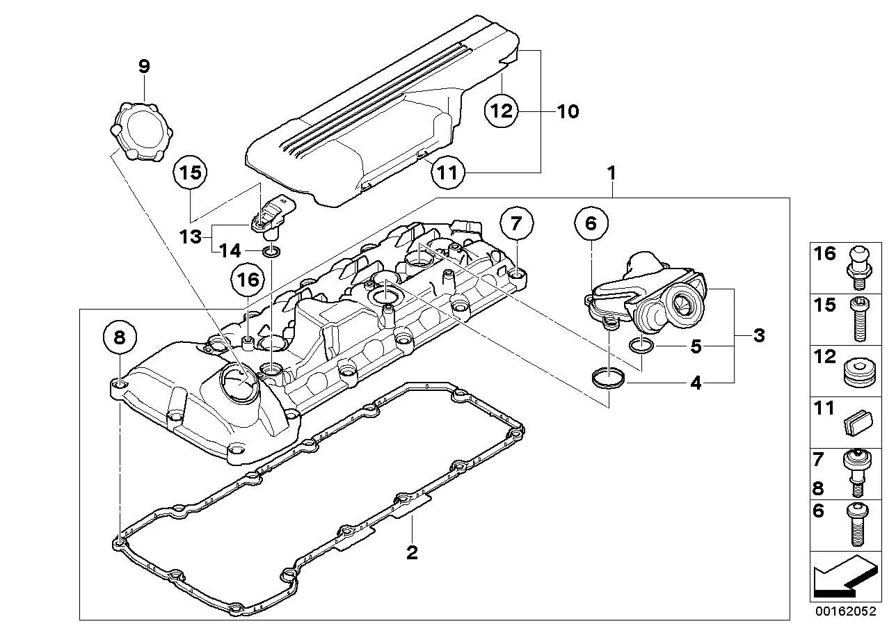 BMW Bundschraube E60 E61 E63 E64 E90 E92 E93 11127841217