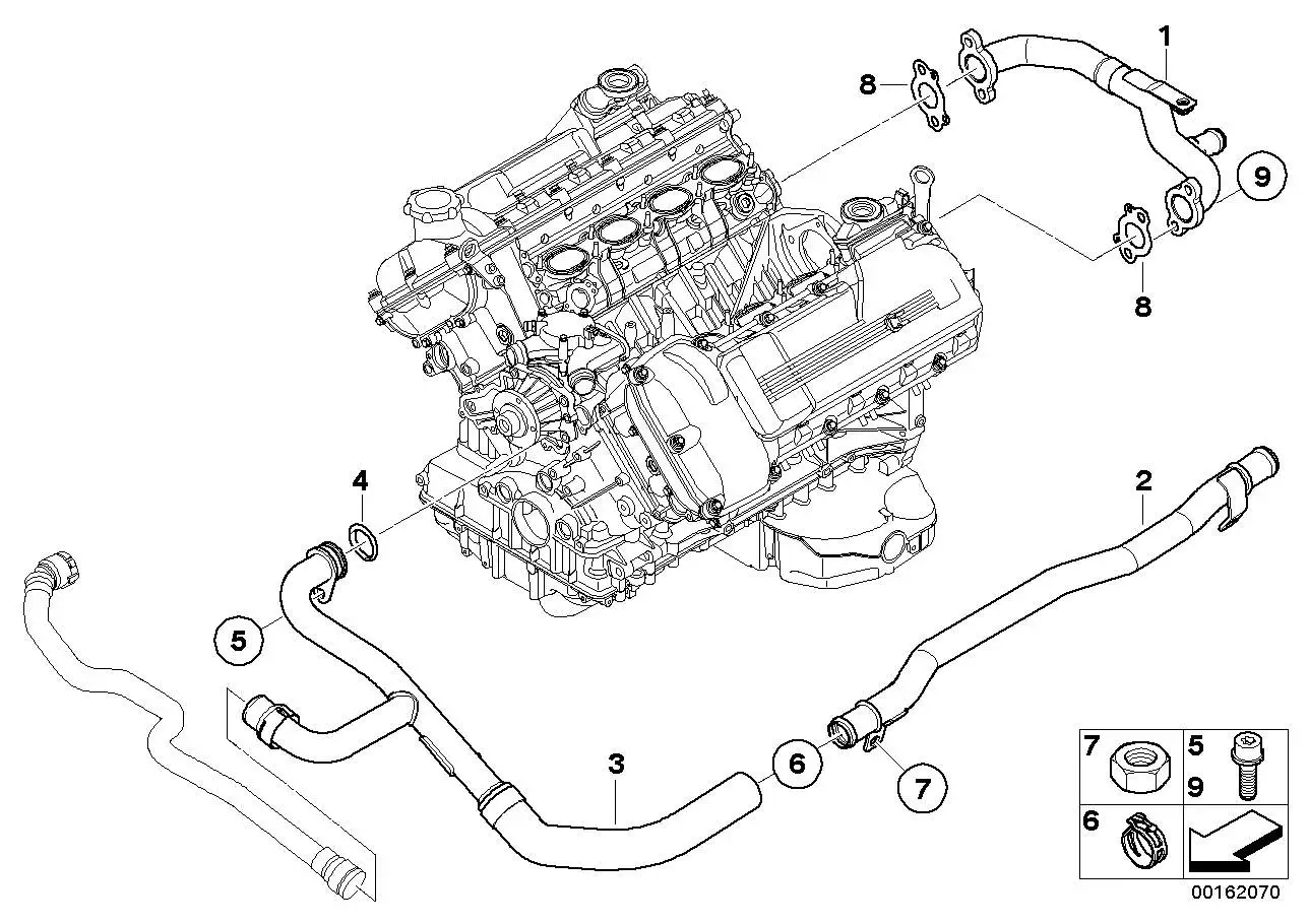 BMW Dichtung E60 E61 E63 E64 E90 E92 E93 11537835651 - 3er E93 Ca