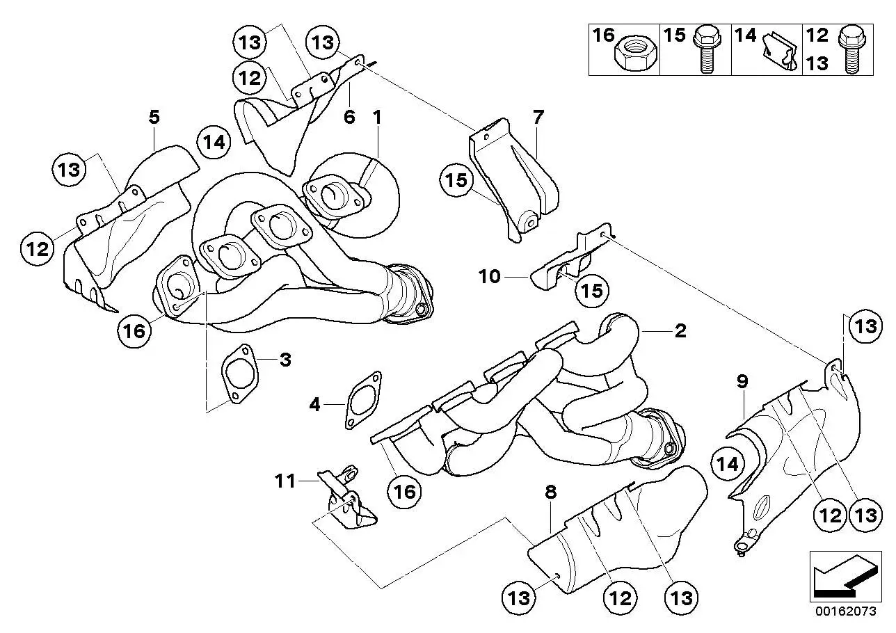 BMW Halteklammer E60 E61 E63 E64 E90 E92 E93 18407836140 - Bildpo