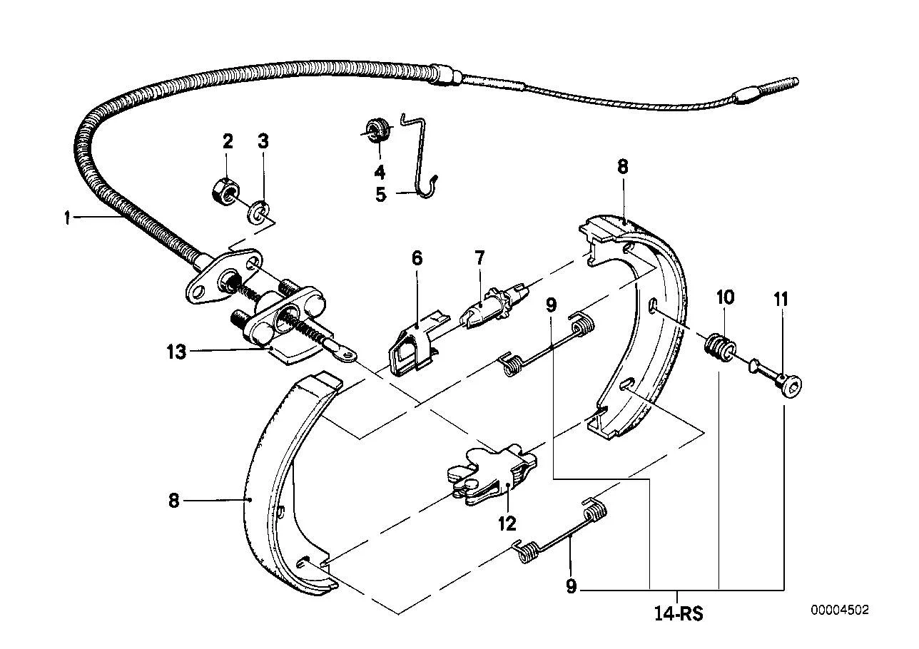 BMW Bolzen E12 E23 E24 E28 E30 E31 E32 E34 E36 E38 34411100640