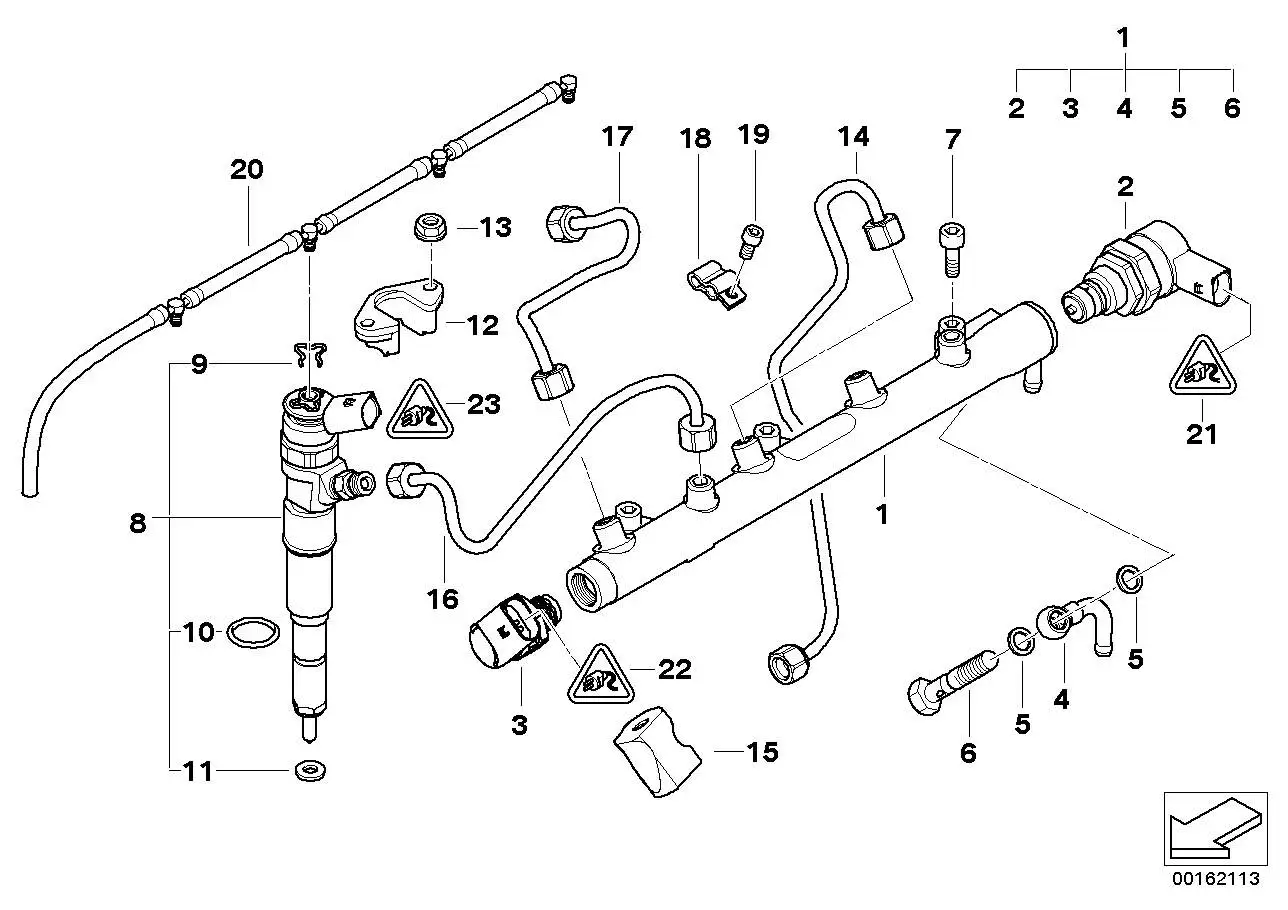 BMW Drucksensor E46 E53 E60 E61 E63 E64 E65 E66 E70 E71 E83 E87 E