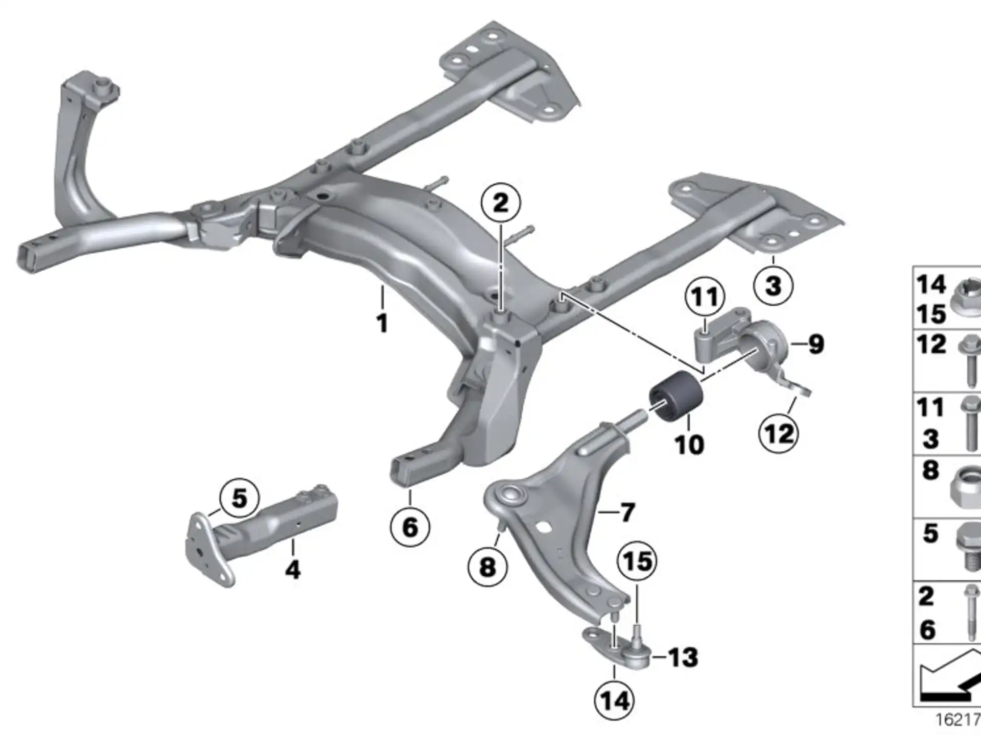 BMW Schraube selbstschneidend R55 R56 R57 R58 R59 31106773181