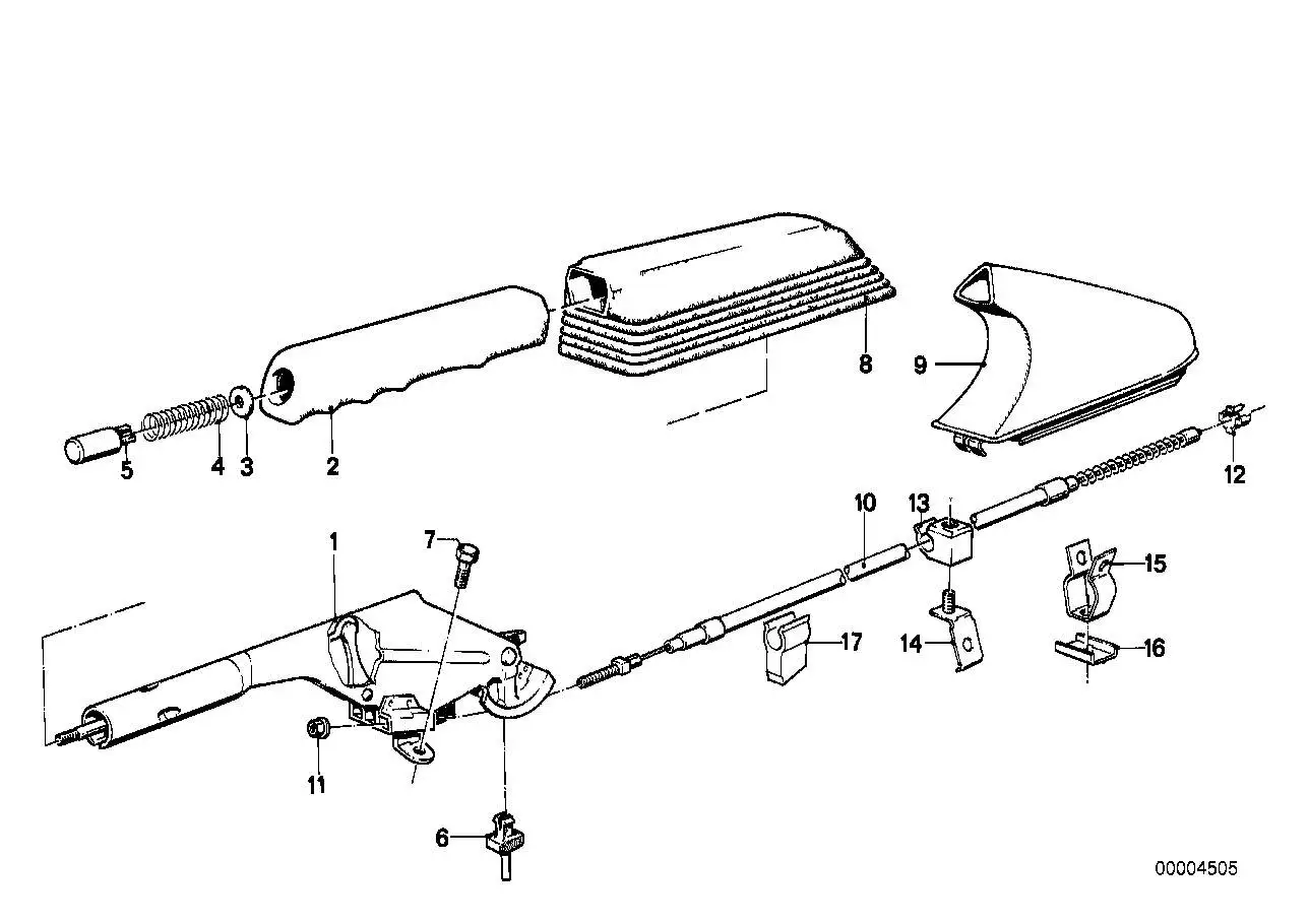 BMW Gummischeibe E12 E21 E23 E24 E28 E30 E32 E34 34414045712 - Bi