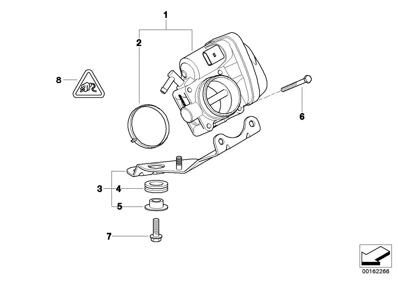 BMW Tülle R52 R53 13547515360