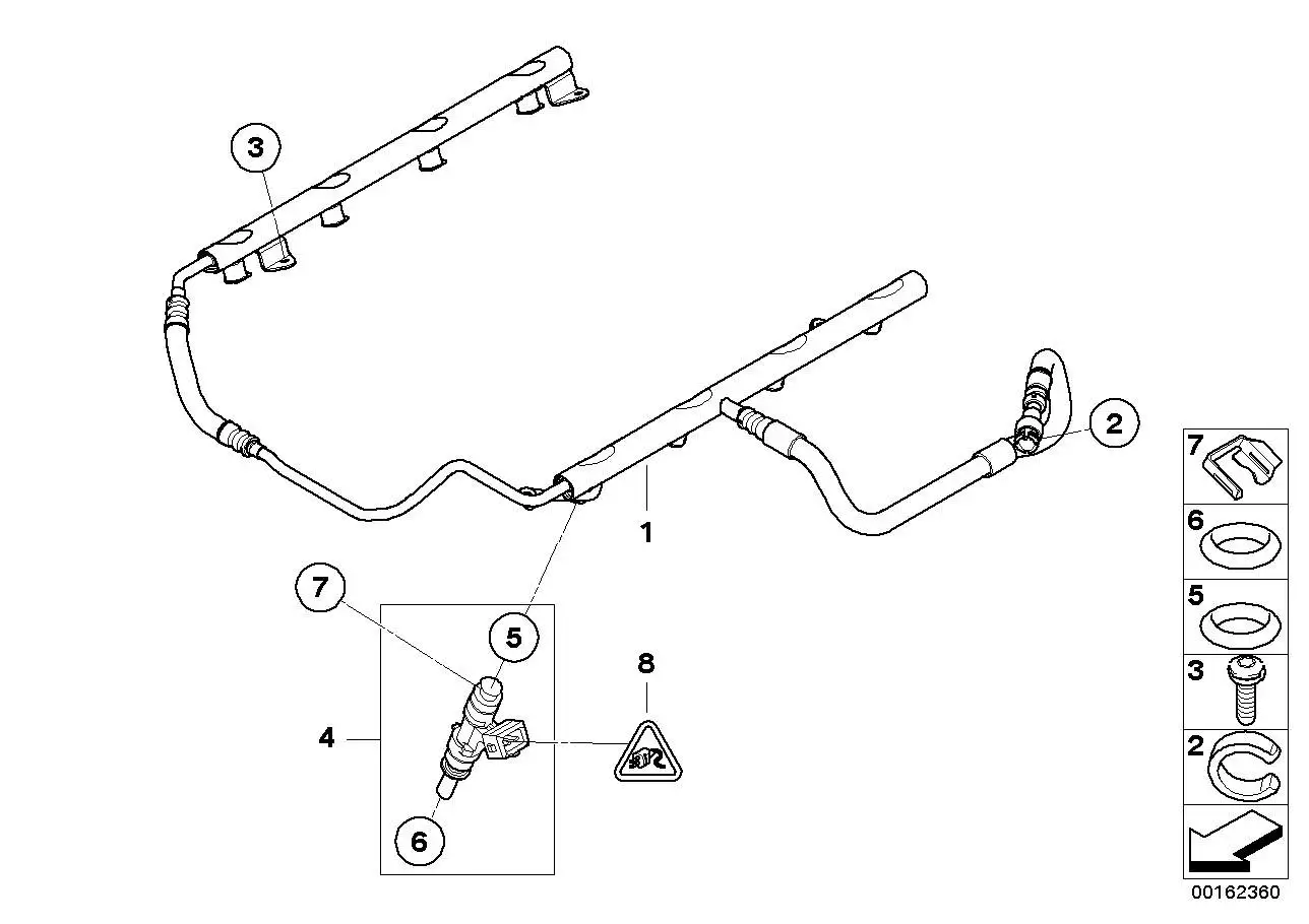 BMW Einspritzventil E90 E92 E93 13647838440