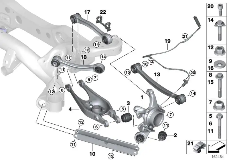 BMW Querlenker links E82 E90 E92 E93 33322283545 - 1er, 3er