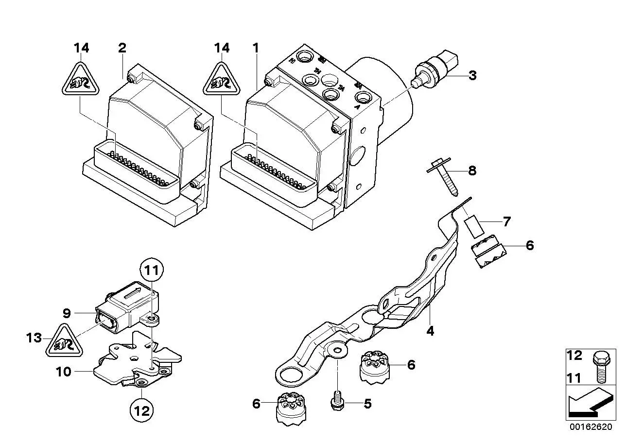 BMW Halter Sensor E52 E53 34511166135