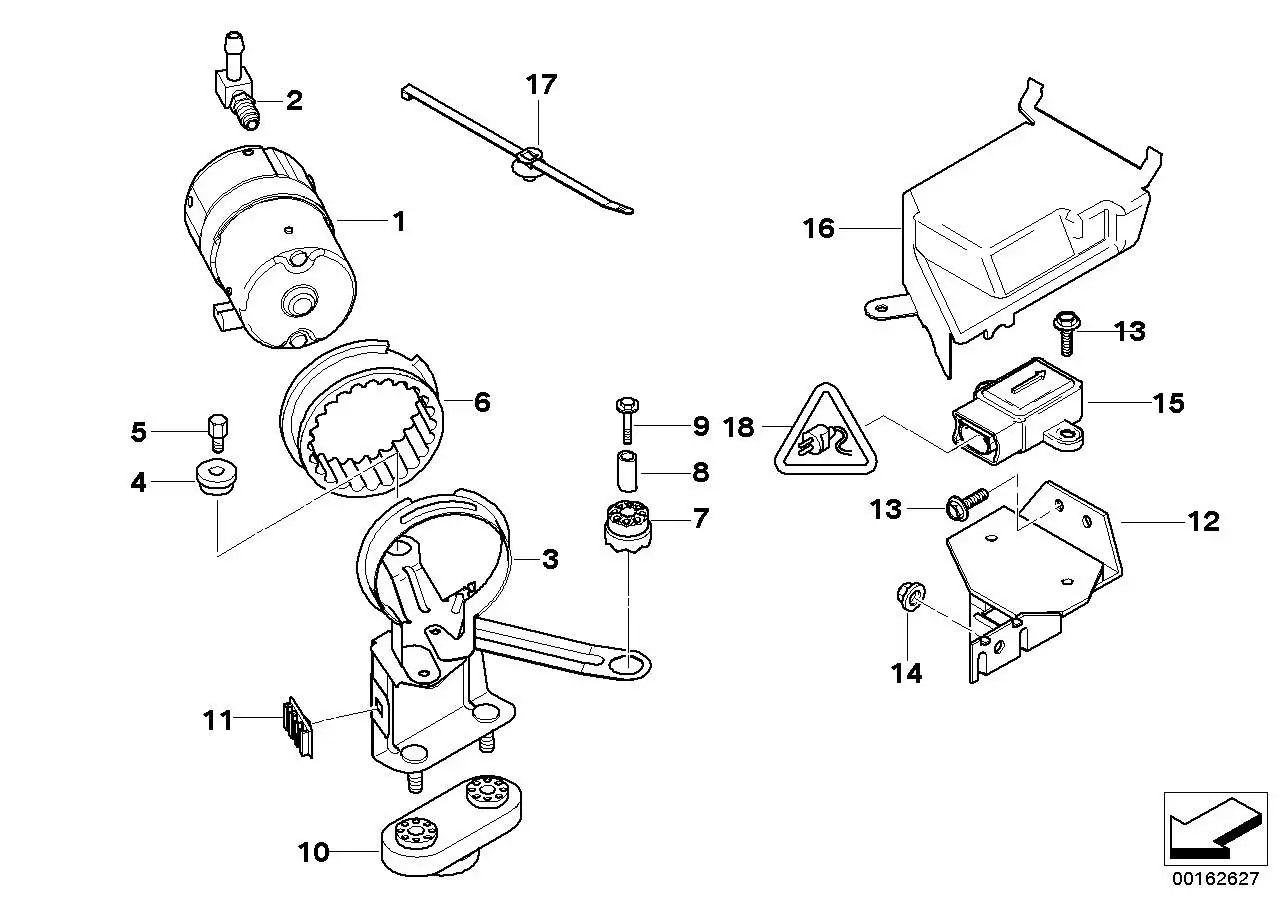 BMW Drehratensensor E38 E39 E46 E52 E53 34526753694 - 3er E46, 5e