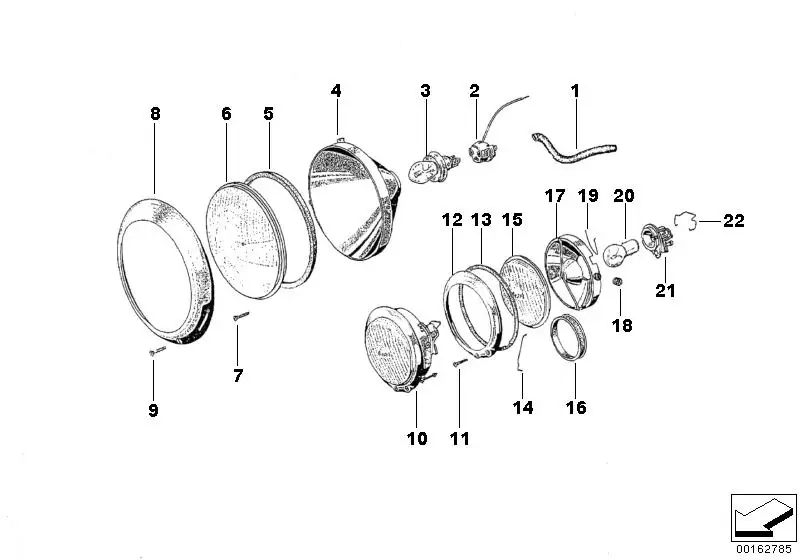 BMW Gummitülle R24 R25 R26 R27 R50 R51 R60 R67 R68 R69 6113807019