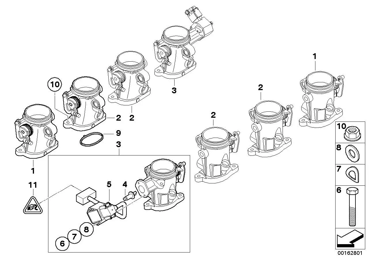 BMW Hallsensor E90 E92 E93 13627841704 - Bildposition 05