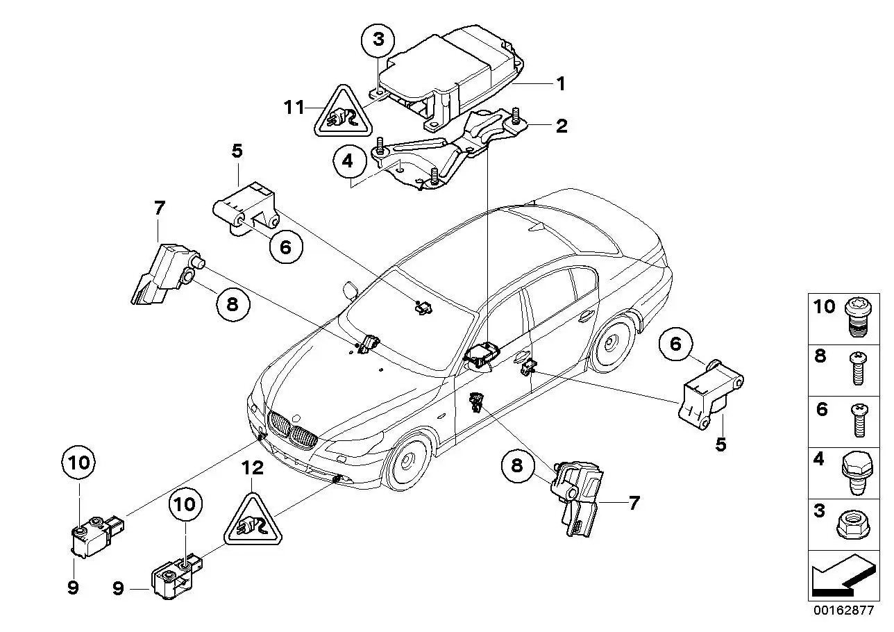 BMW Steuergerät Airbag E60 E61 E63 E85 E86 65779172018 - 5er, 6er