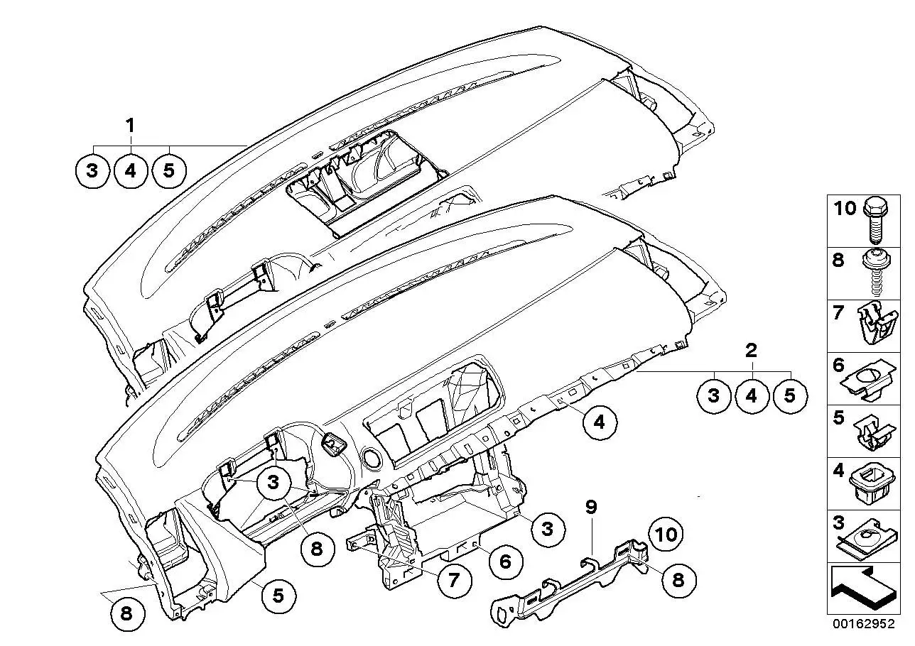 BMW Sechskantschraube mit Scheibe E70 E71 E72 E81 E82 E84 E85 E86