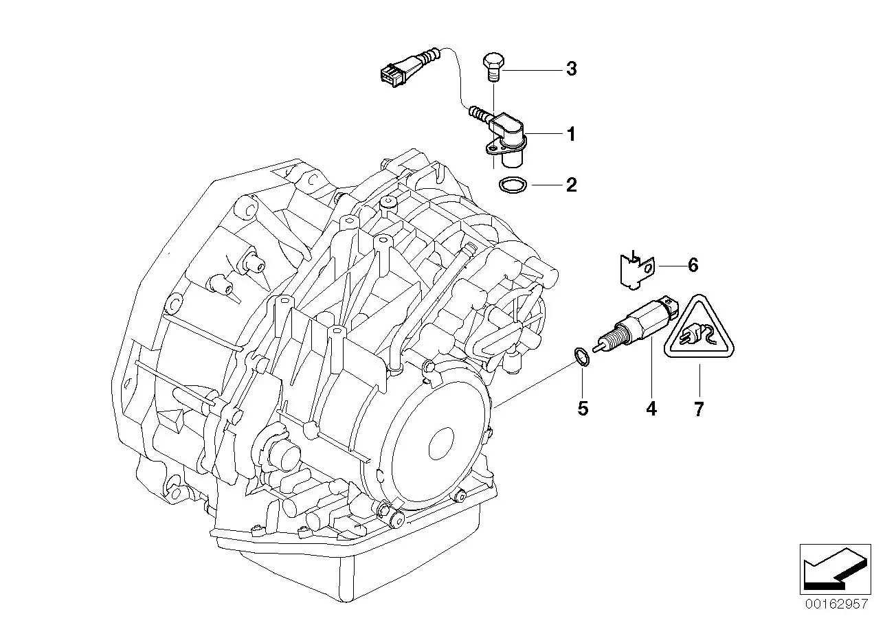 BMW Drehzahlsensor R50 R52 24357518732