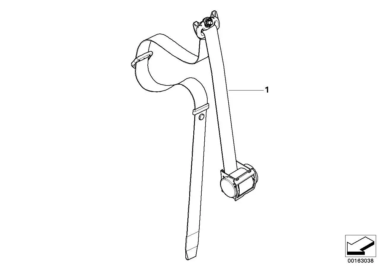 BMW Obergurt vorn links E63 72117211633 - Bildposition 01