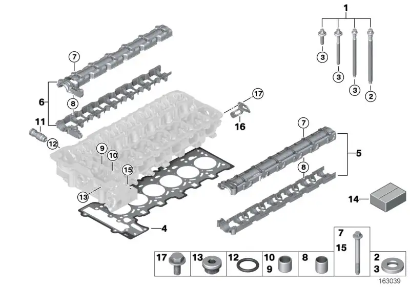 BMW Dichtungssatz Zylinderkopf asbestfrei E71 E82 E88 E89 E90 E91