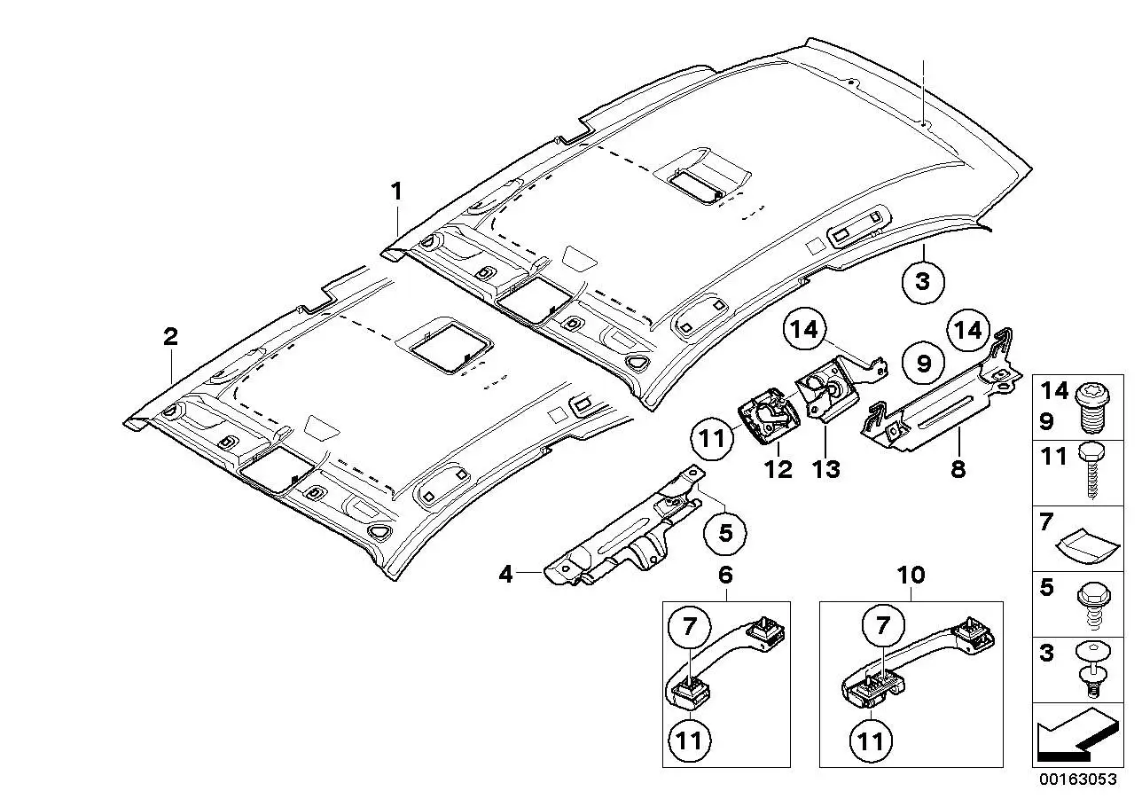 BMW Spreizniet E81 E87 F20 F21 F46 51448036315 - Bildposition 03