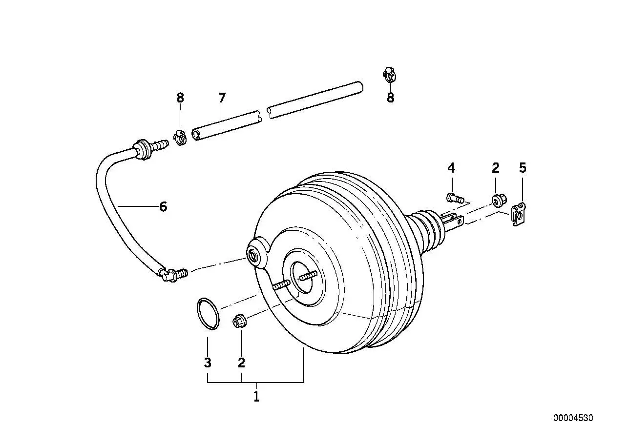 BMW Leitung E32 E34 34331161511